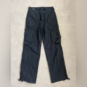 American Eagle Outfitters Black Cargo Pants